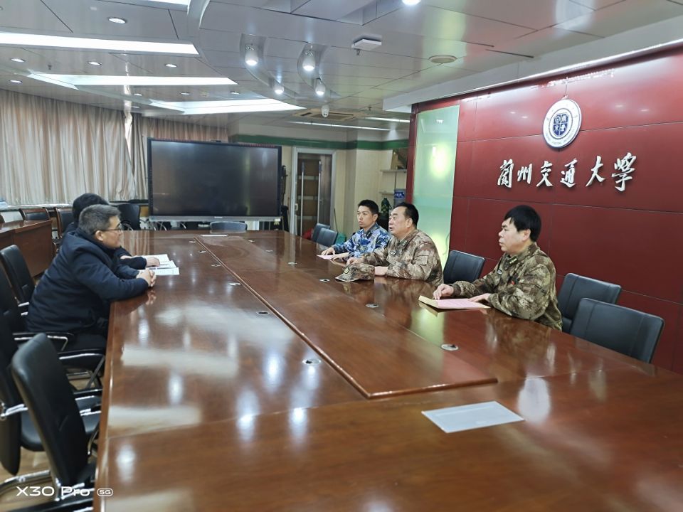 安宁区武装部调研我校2021年春季大学生征兵工作