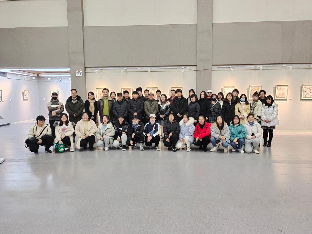 “壁上重生”西北师范大学敦煌学院学生作品交流展在天佑美术馆开幕