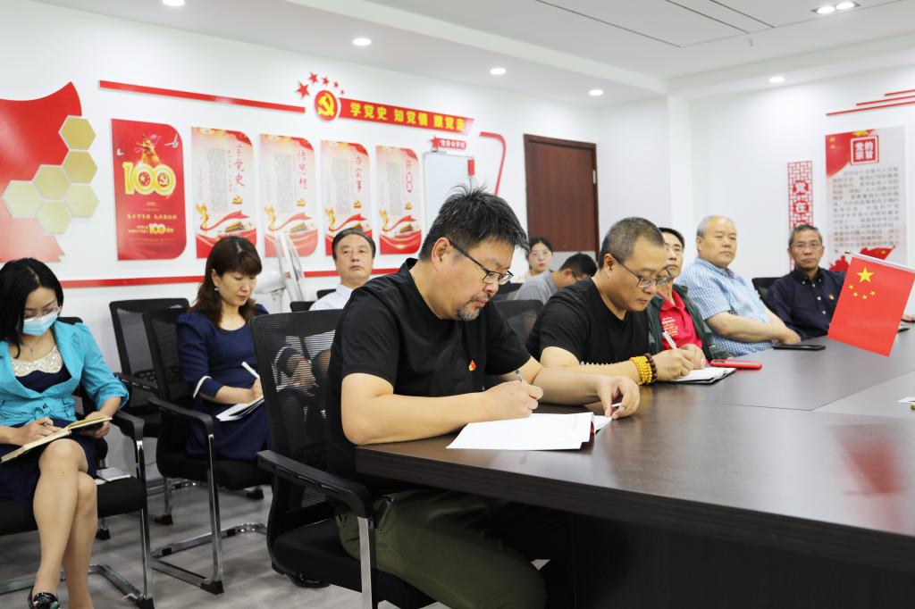 【党史学习教育】继续教育学院开展“学习贯彻习近平总书记在庆祝中国共产党成立100周年大会上的讲话”主题党课学习活动
